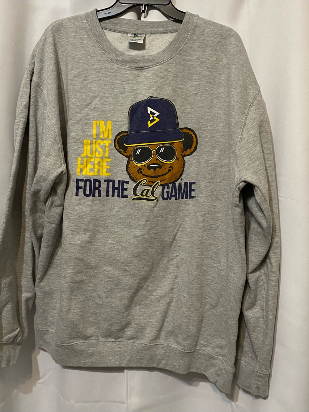 Beastmode Cal Berkeley Gray Crewneck Men’s 3XL Genuine Marshawn Lynch Merch